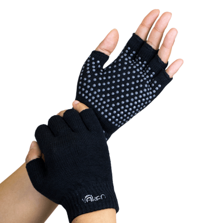 ถุงมือกันลื่น Vaken รุ่น Grip Gloves สีเทา_3